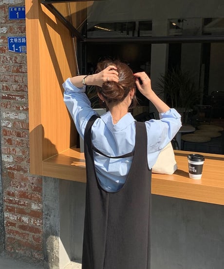 u neck sleeveless OP/2color