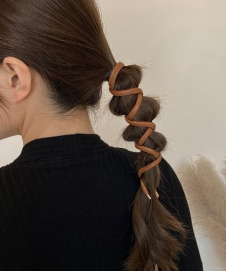 [OUTLET]eco leather hair wire/3color