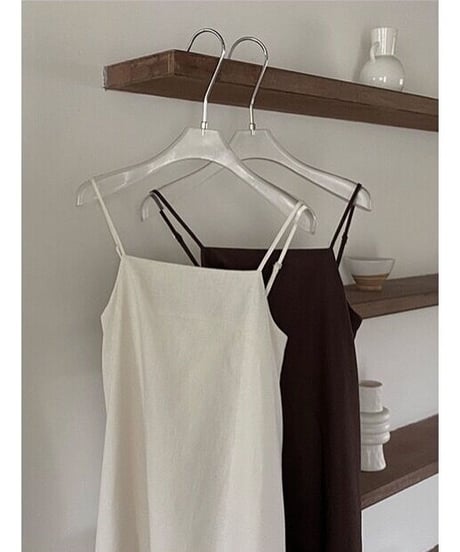 [OUTLET]linen camisole tunic/2color(ネコポス)
