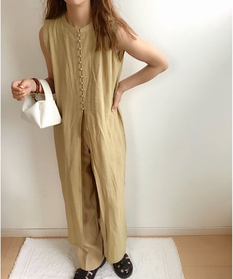 2way long gilet/3color(ネコポス)