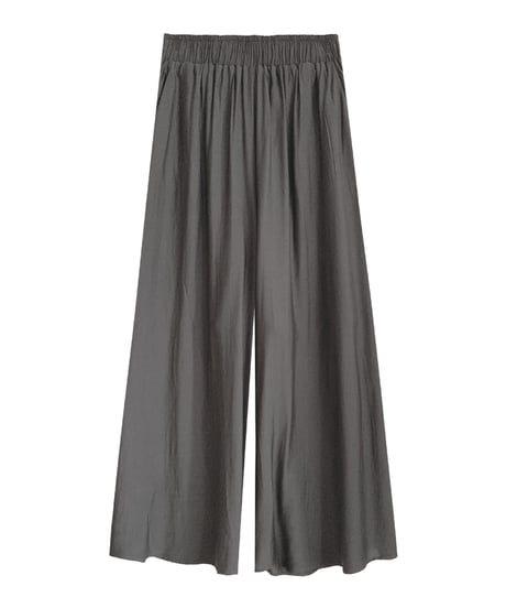 satin flare pants/2color