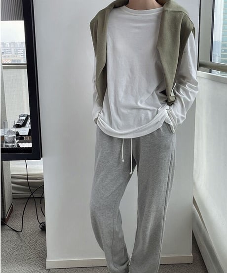 [OUTLET]waffle  half zip hoodie/3color