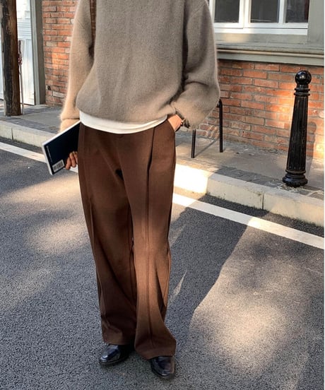 center prees pants/2color
