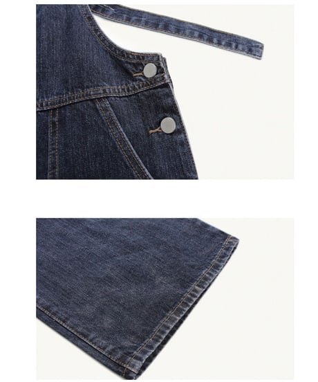 denim salopette