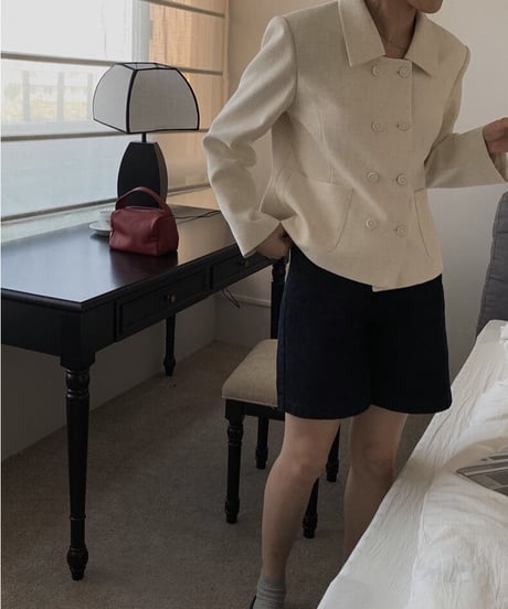 classical double button jacket/4color