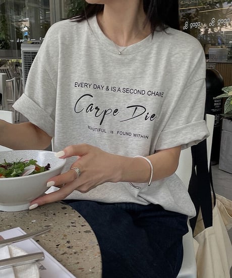 carpe diem T-shirt/4color(ネコポス)