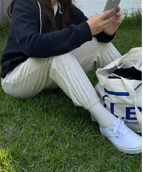 [OUTLET]waffle  half zip hoodie/3color
