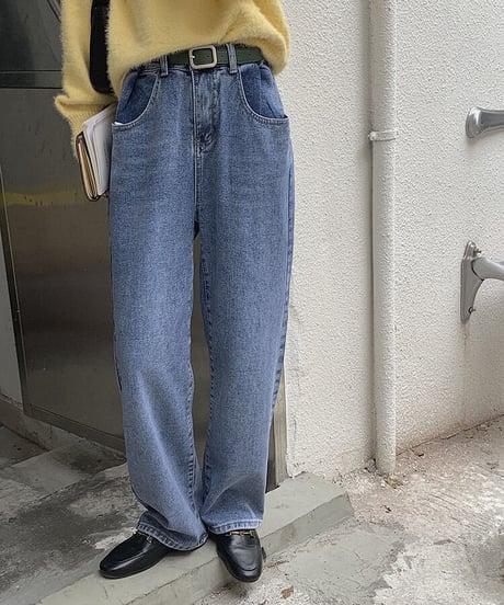 light straight denim