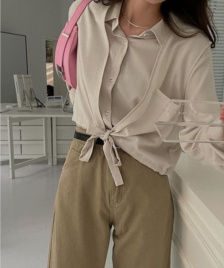 layered design shirt/3color