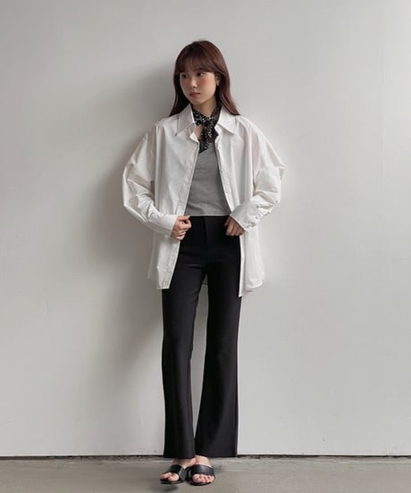 big ribbon shirt/2color