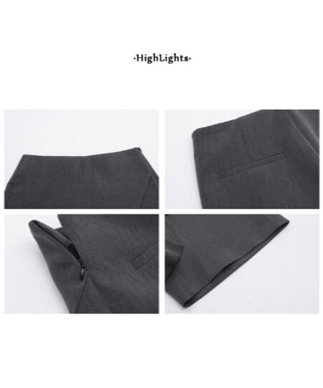 wrap design short pants/2color