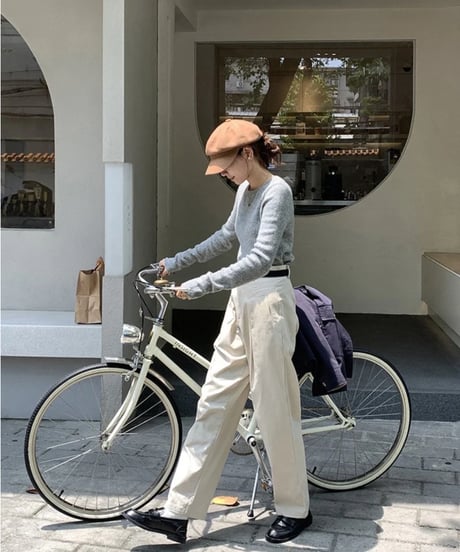 basic rib knit long-T/3color