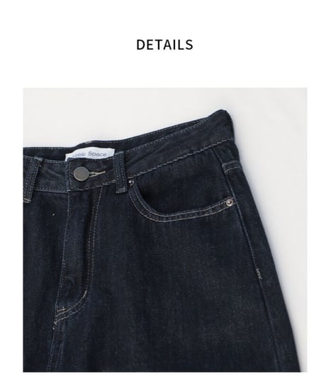 indigo straight denim