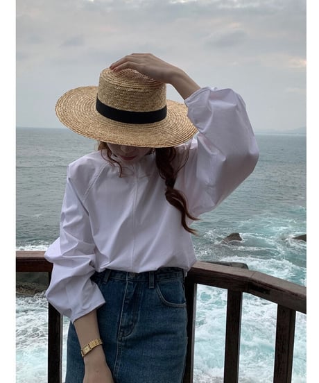 back design blouse/2color