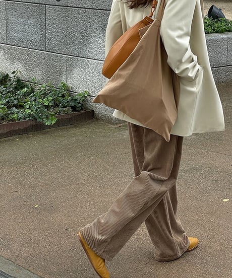 corduroy straight pants/4color