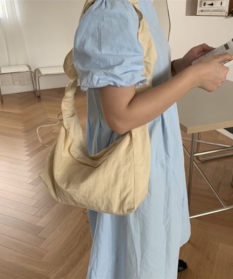 shirring handle bag/3color(ネコポス)