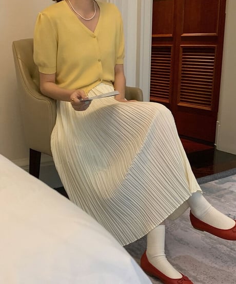 summer knit classical cardigan/5color