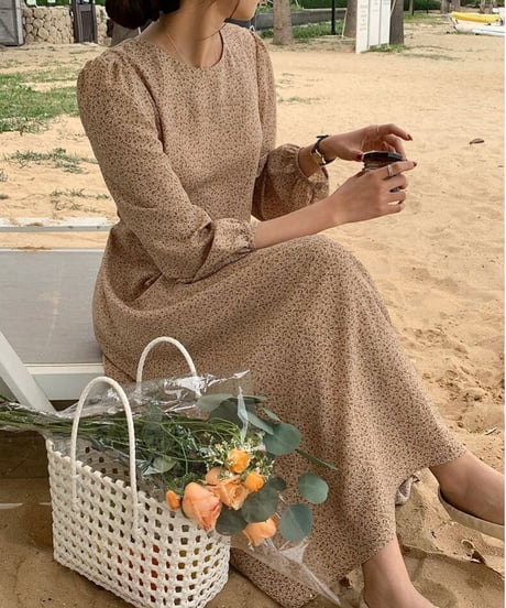 small flower dress/2color
