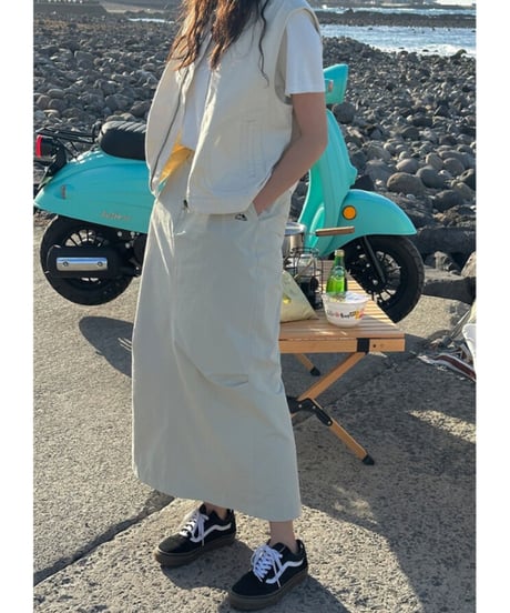 work long skirt/2color