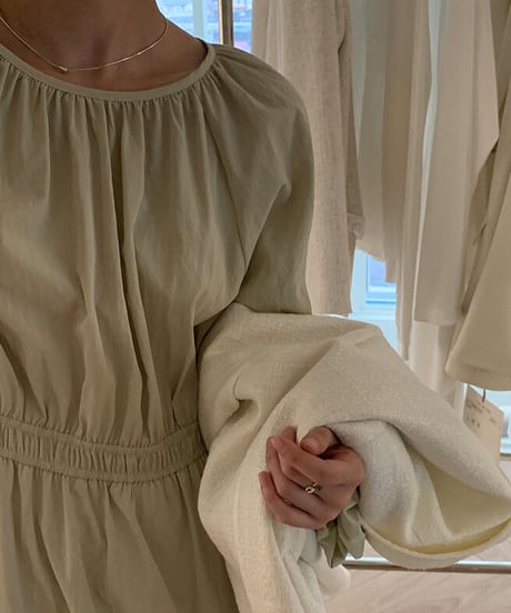airy long dress/3color