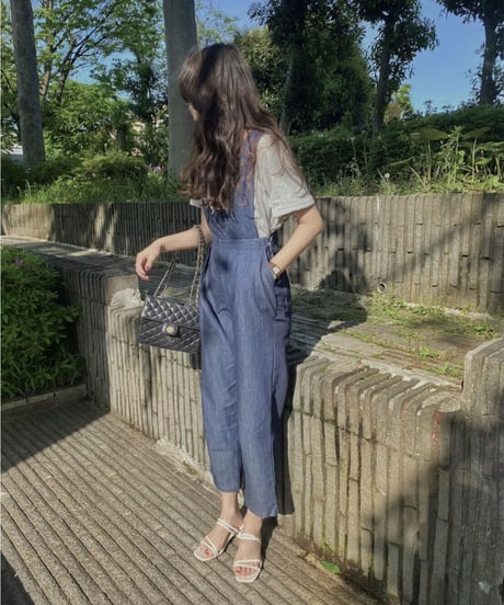 denim jumper all-in-one