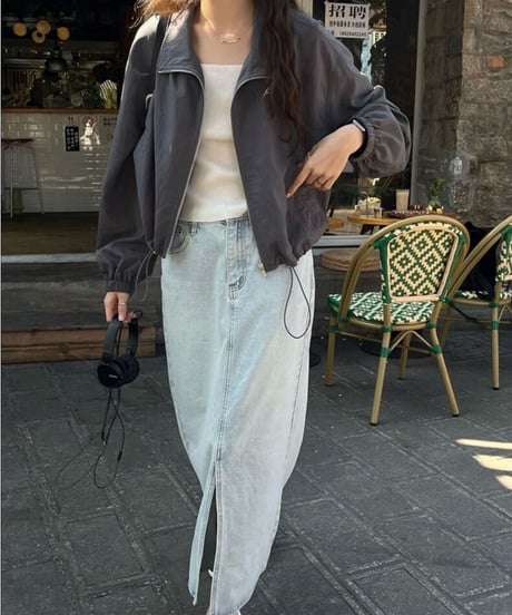 light nylon blouson/2color