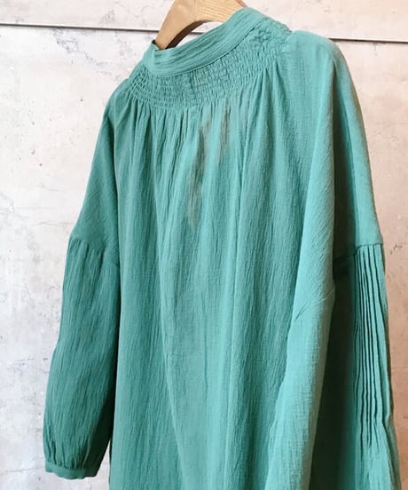 ribbon cotton tunic/4color