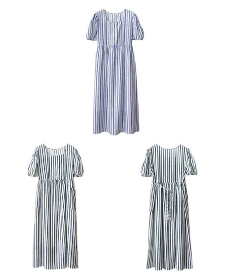 [OUTLET]random stripe OP/2color