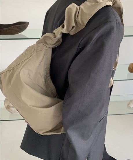 shirring handle bag/3color(ネコポス)