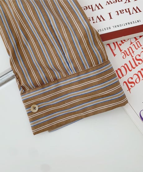 earth stripe shirt