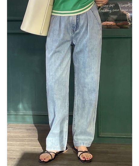 gurkha denim pants/2color