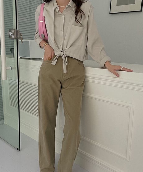 layered design shirt/3color
