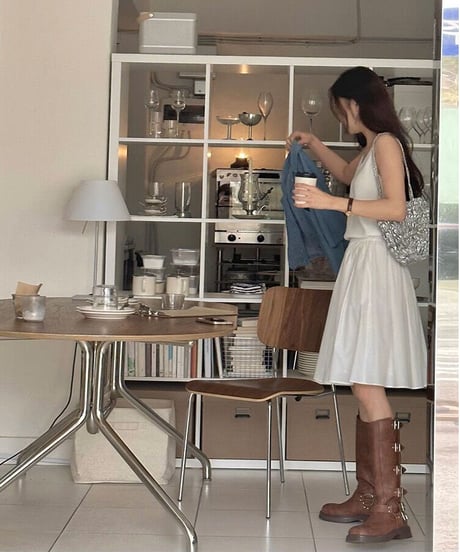 middle volume skirt/3color