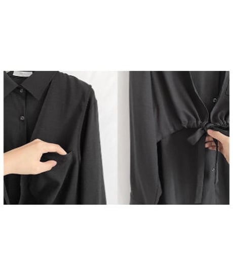 layered design shirt/3color
