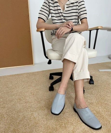 2way flat shoes/3color