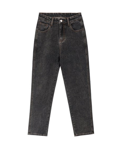 cropped black slim denim