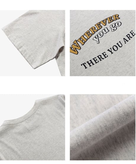wherever logo T-shirt/2color(ネコポス)