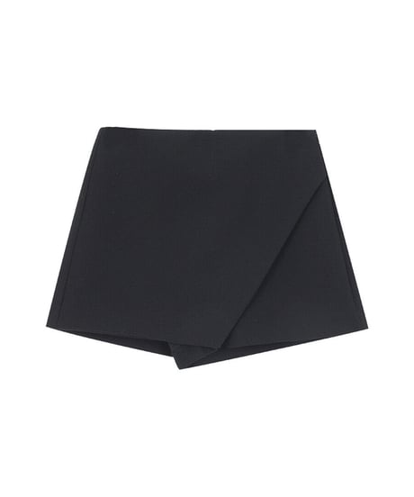 wrap design short pants/2color