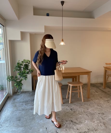 skipper knit shirt(half sleeve)/4color