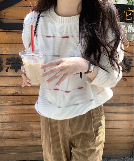 color line soft knit PO/2color