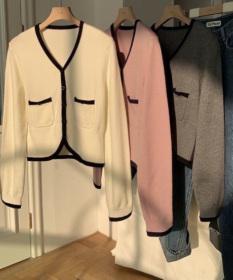 waist shape cardigan/3color