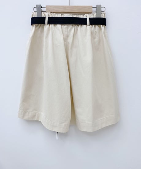 half work pants & belt/3color