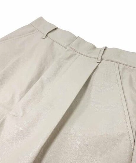 [OUTLET]eco leather pants/3color