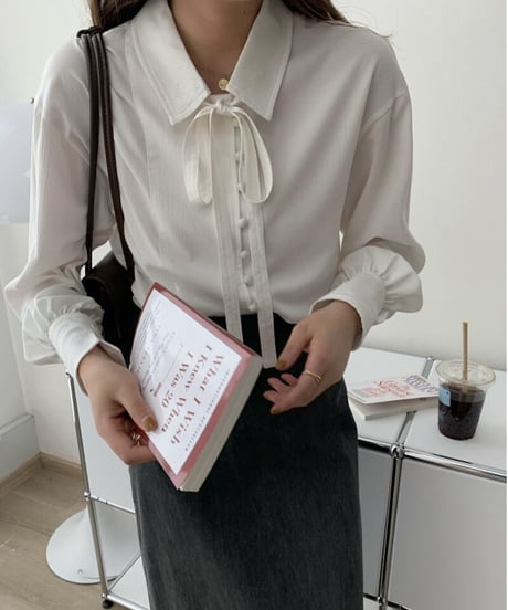 ribbon shirt blouse