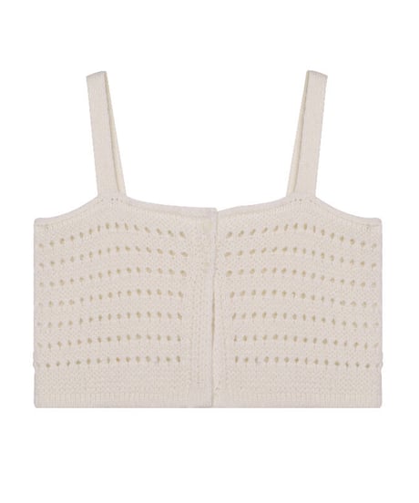 crochet knit bustier/3color(ネコポス)