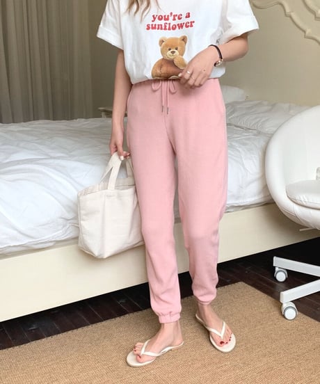 [OUTLET]waffle jogger pants/2color
