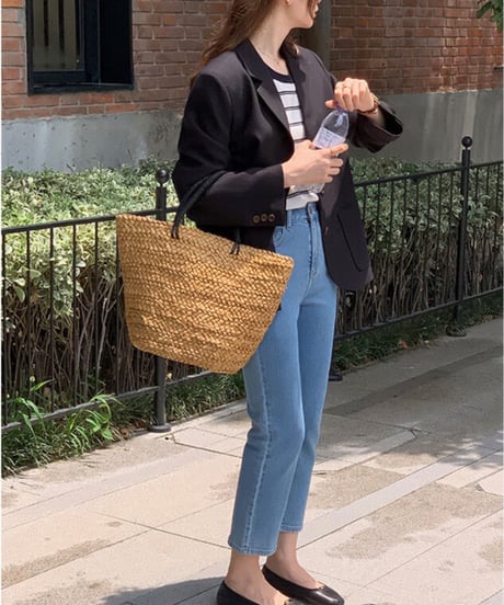 basic tailored jacket/2color