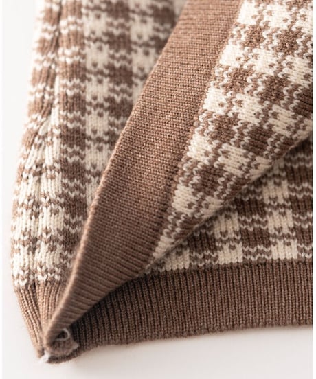 knit short skirt/2color
