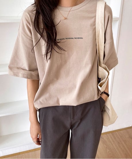 simple logo tee/2color(ネコポス)