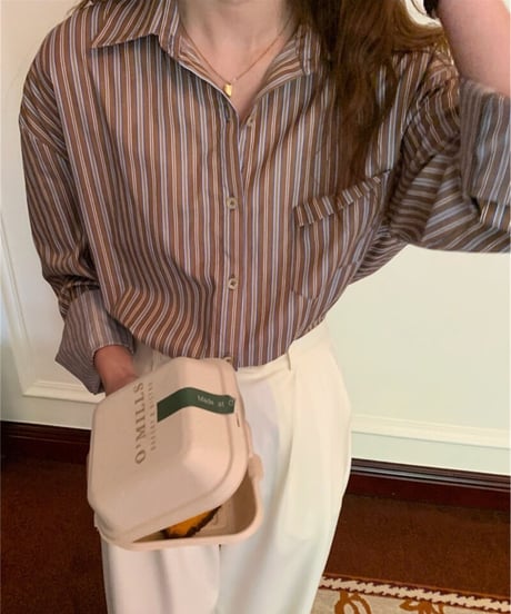 earth stripe shirt
